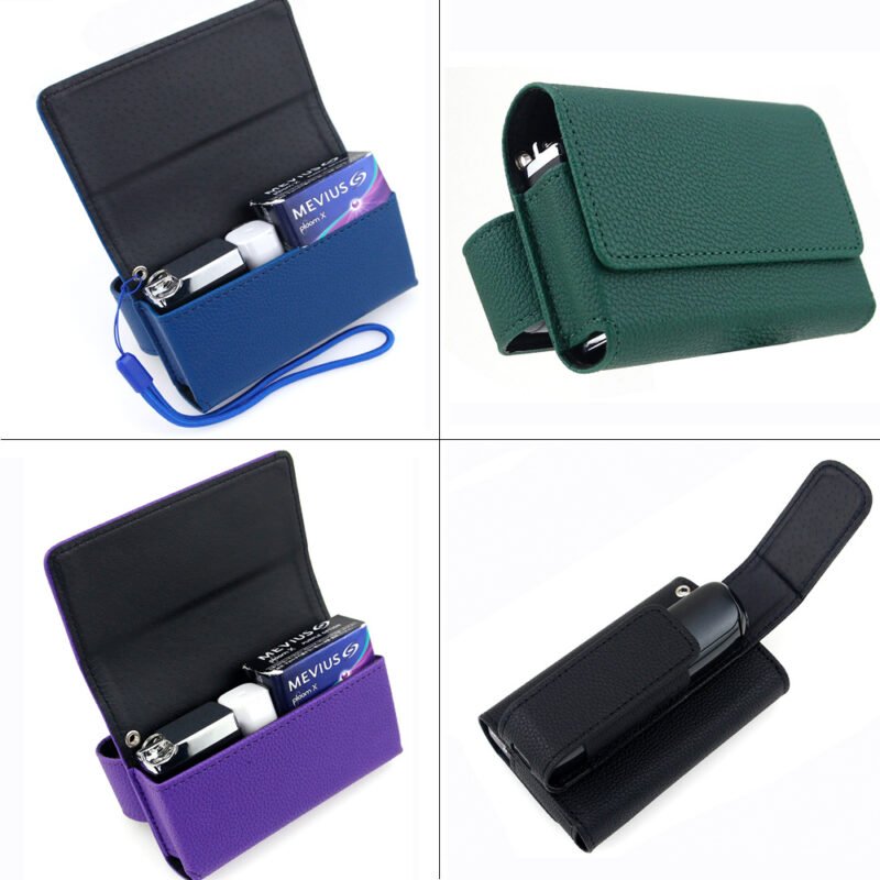 Ploom Aura 專屬：多功能一體化收納包 (主機×煙彈 質感皮革保護套)