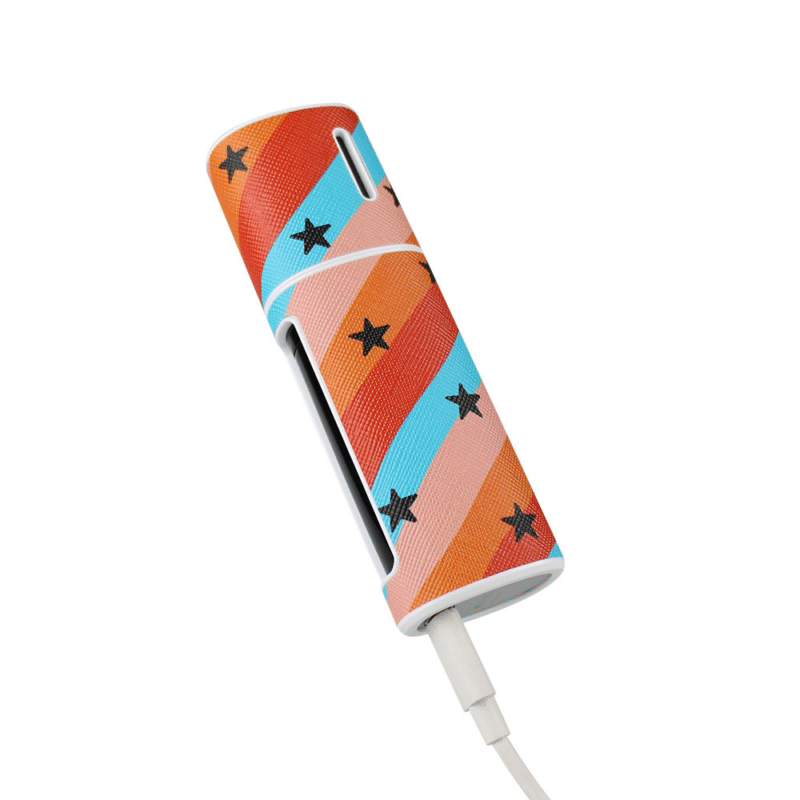 🇰🇷 lil HYBRID EZ / 2.0 專用：普普藝術風防塵防摔皮革殼 (PC 硬核內胚 × 質感壓紋)