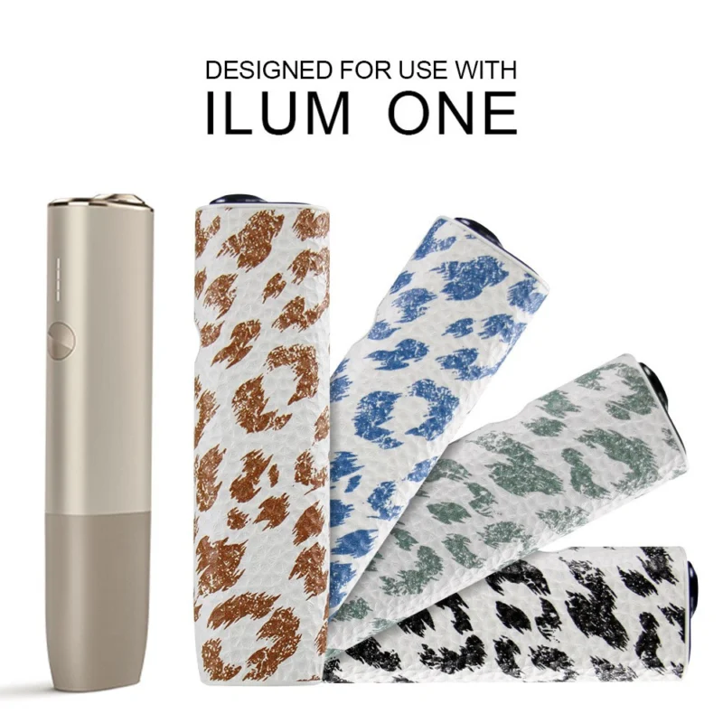 🐆 ILUMA ONE / i ONE 專用：藝術家豹紋系列皮質保護殼 (高級 PU + PC 雙重防護)