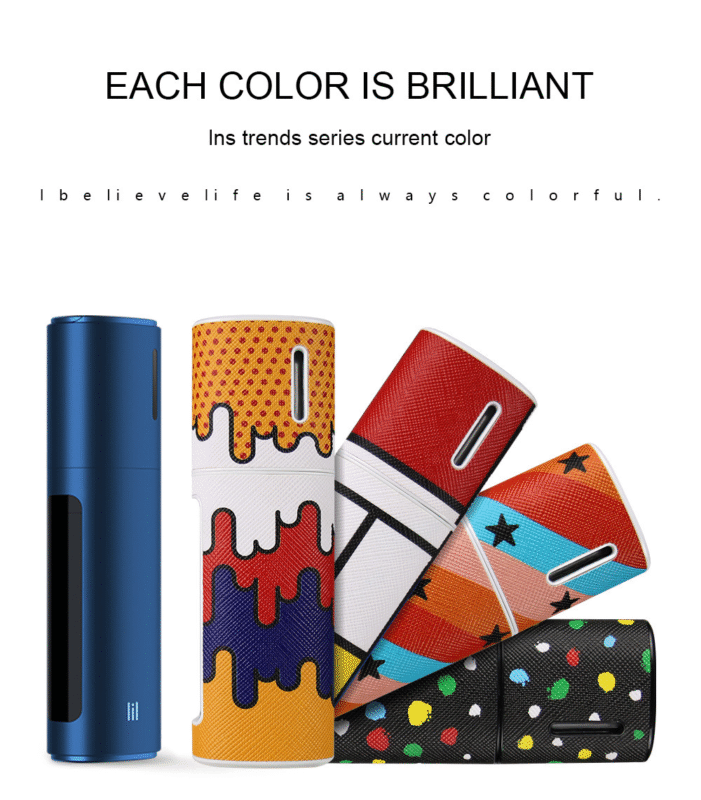 🇰🇷 lil HYBRID EZ / 2.0 專用：普普藝術風防塵防摔皮革殼 (PC 硬核內胚 × 質感壓紋)